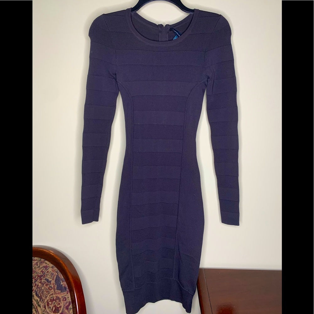 French Connection band-aid dress.